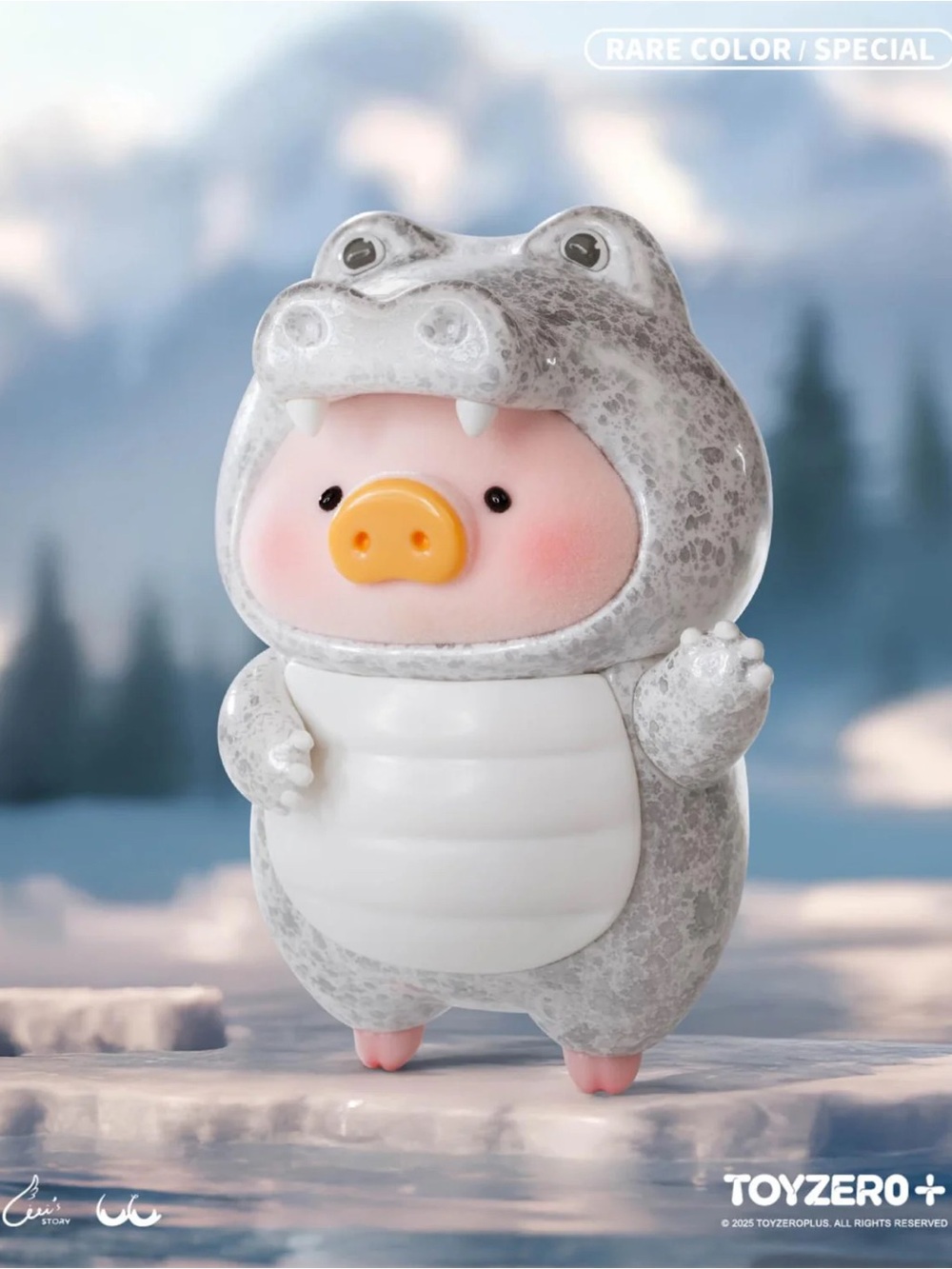 LuLu The Piggy Animal Party Blind Box Special Silver Crocodile